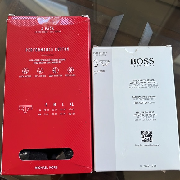 Bundle (2) Of Boss Mini Brief And Michael Kors Lo rise Briefs. - Picture 5 of 11